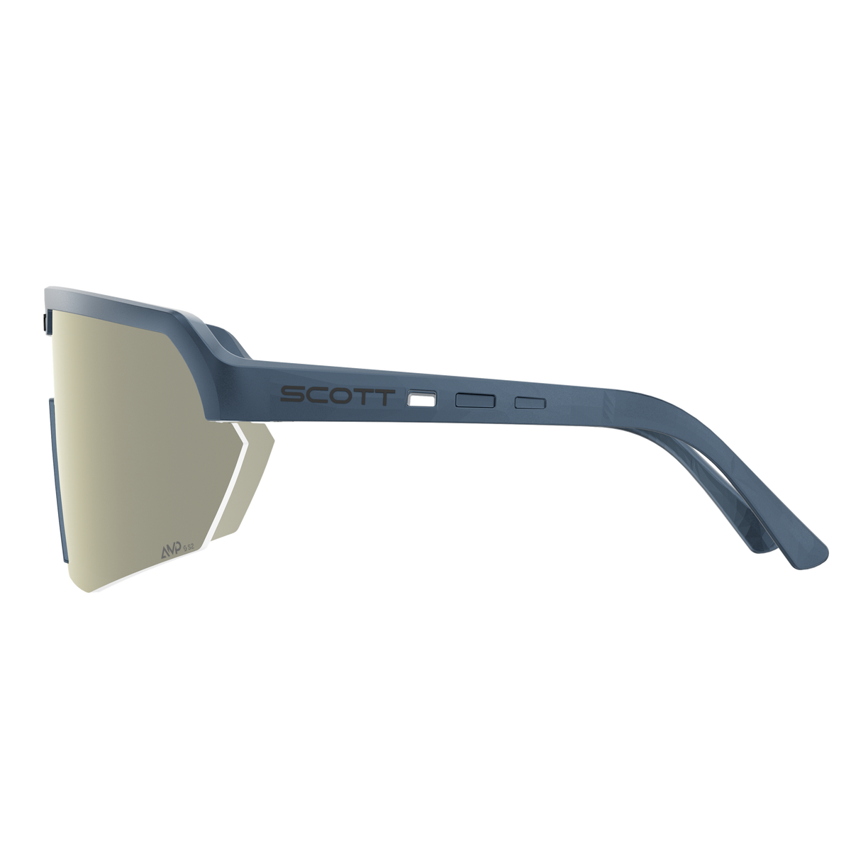 SCOTT Sport Shield – Metallic Blue - AMP White Chrome S2