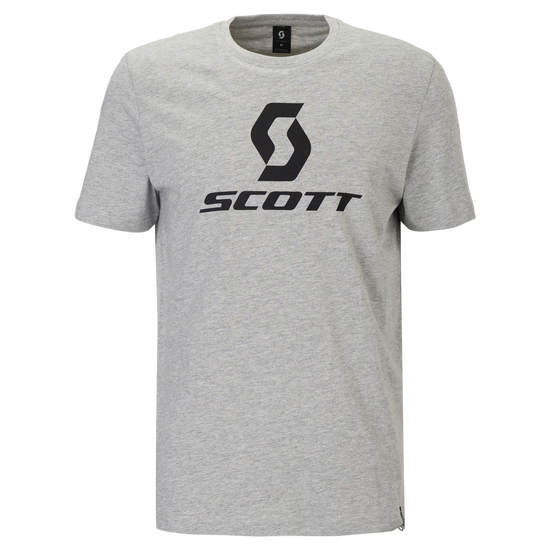 SCOTT Icon T-Shirt Herren in Grey Melange – Vorderansicht