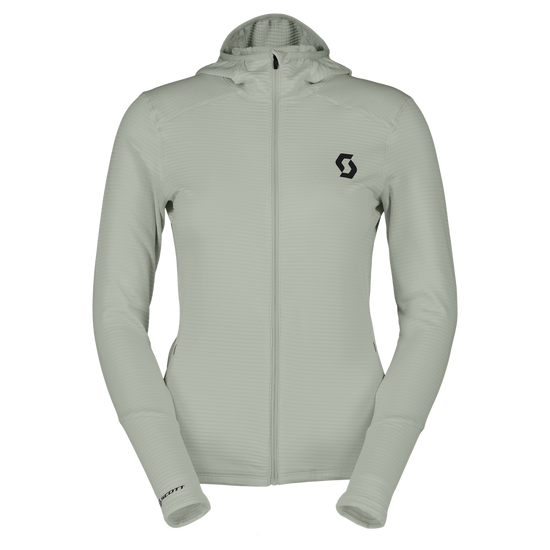 Sudadera con capucha SCOTT Defined Light – Spray Grey en la parte delantera
