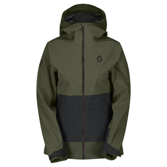 SCOTT Jacket Dryo Pro 2.5L für Damen in Douglas Green – Vorderansicht