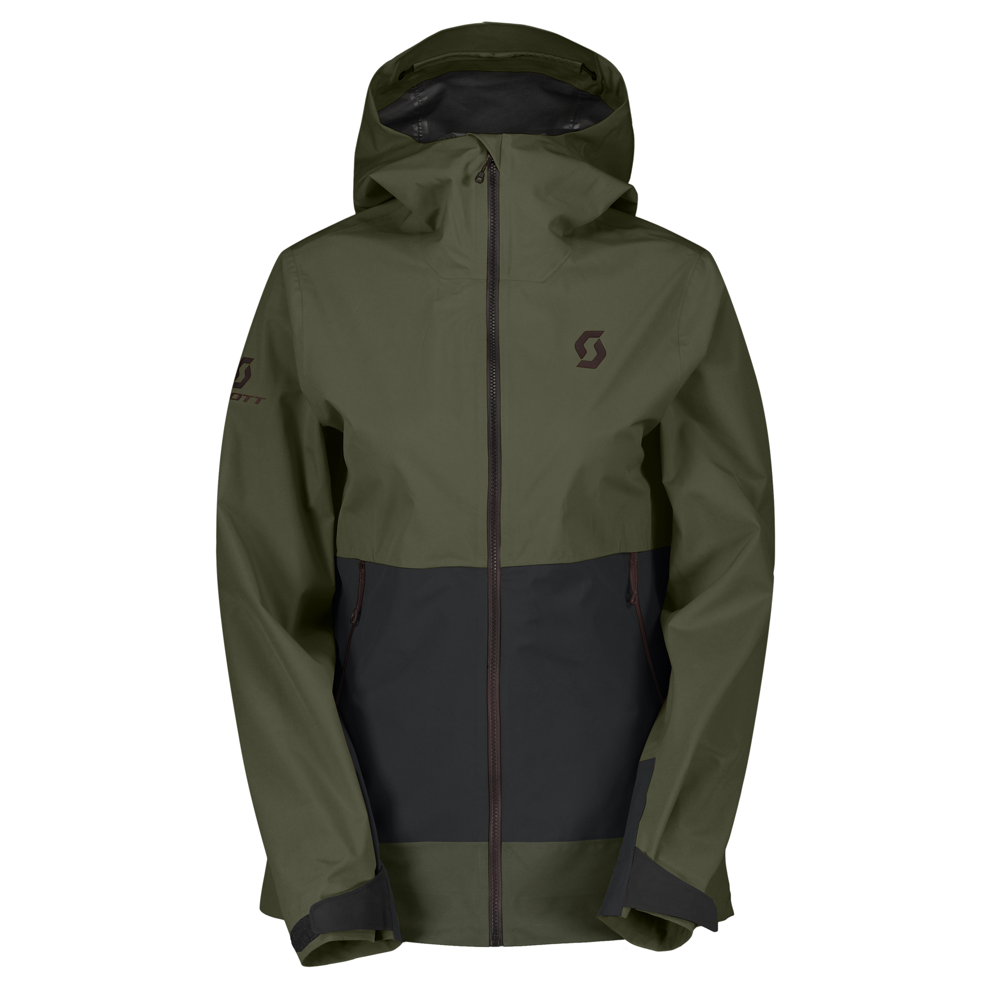 SCOTT Jacket Dryo Pro 2.5L für Damen in Douglas Green – Vorderansicht