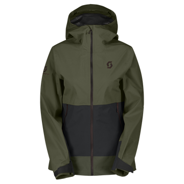 SCOTT Jacket Dryo Pro 2.5L für Damen in Douglas Green – Vorderansicht