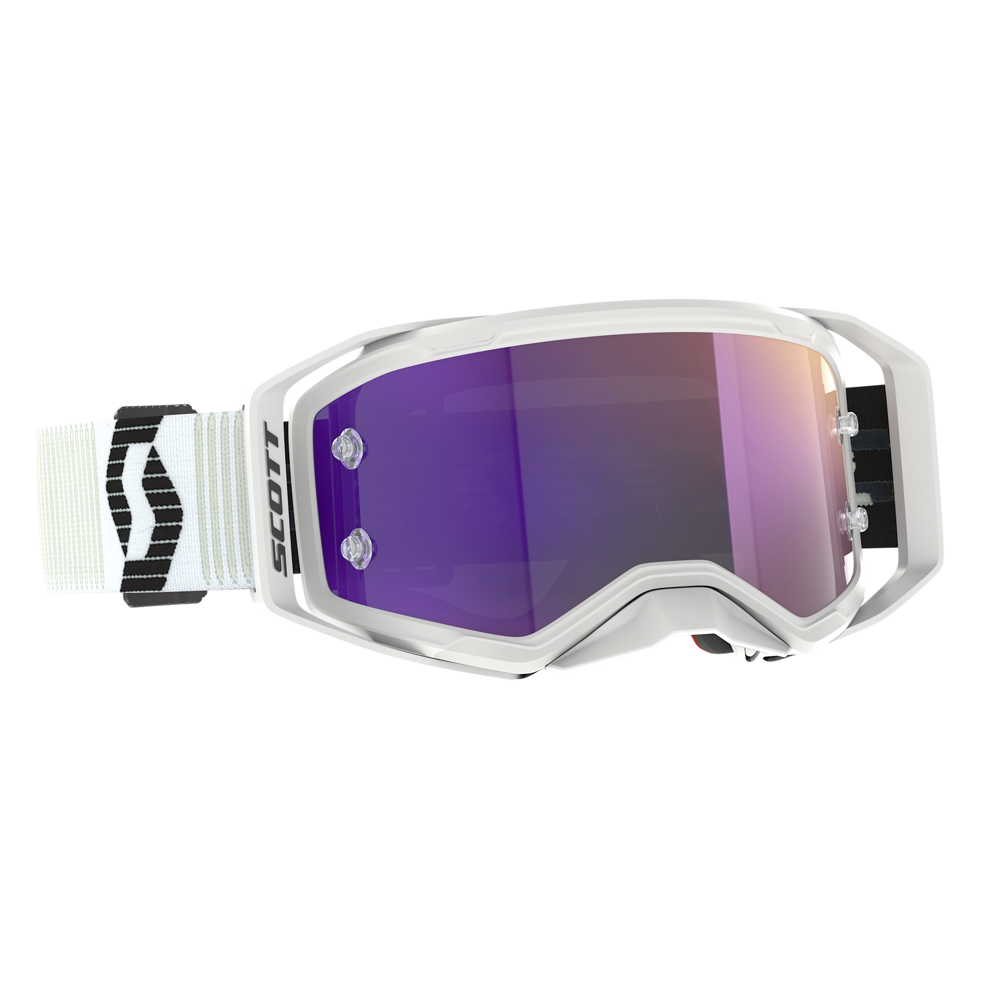 SCOTT 421471 – white/black / purple chrome works