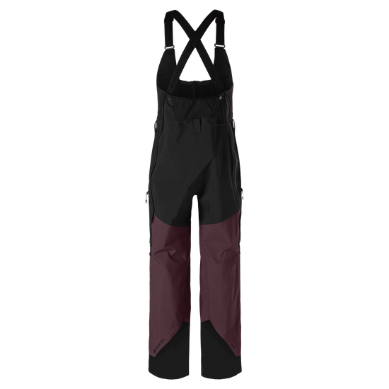 SCOTT Vertic GORE-TEX 3L Wintersporthose Unisex Black / Cocoa Red Rückansicht
