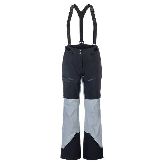 SCOTT Explorair GORE-TEX 3L Wintersporthose Damen – Black - Mist Blue Vorderansicht