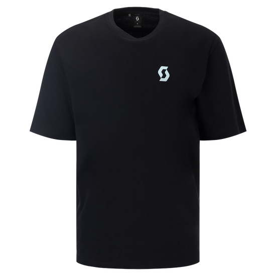 SCOTT Graphic Kurzarmshirt Herren in Schwarz – Vorderansicht