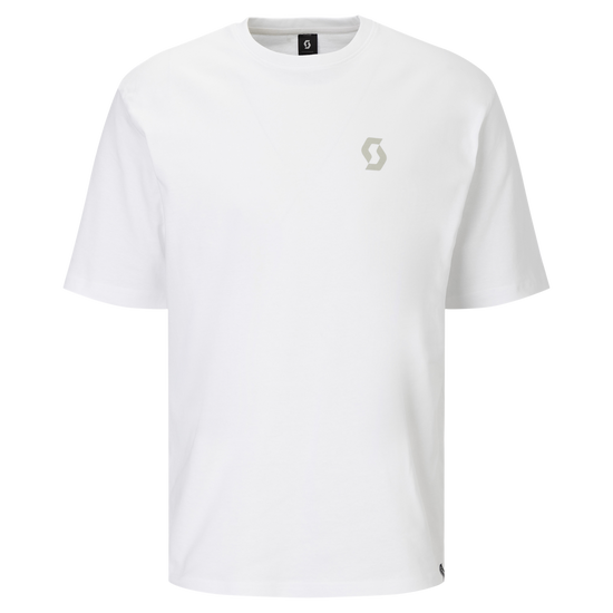 SCOTT Graphic Kurzarmshirt Herren in Weiß – Vorderansicht