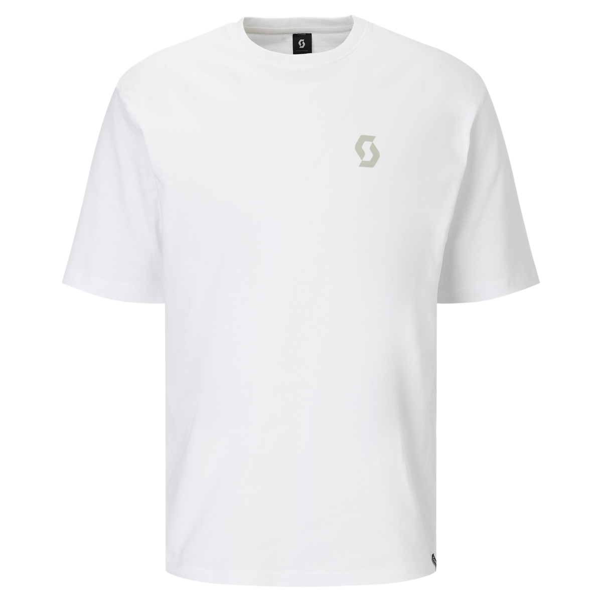 SCOTT Graphic Kurzarmshirt Herren in Weiß – Vorderansicht