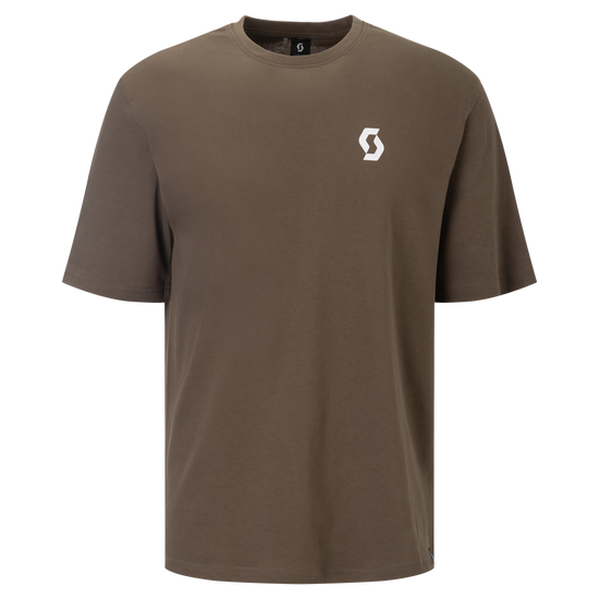 SCOTT Graphic Kurzarmshirt Herren in Wood Grey – Vorderansicht