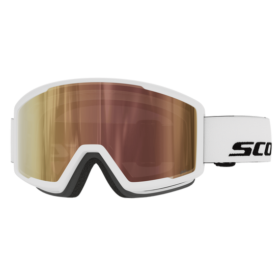 SCOTT Trace Pro Compact Light Sensitive Skibrille White - AMP LS Cinnamon Chrome S1-3 Ansicht 1