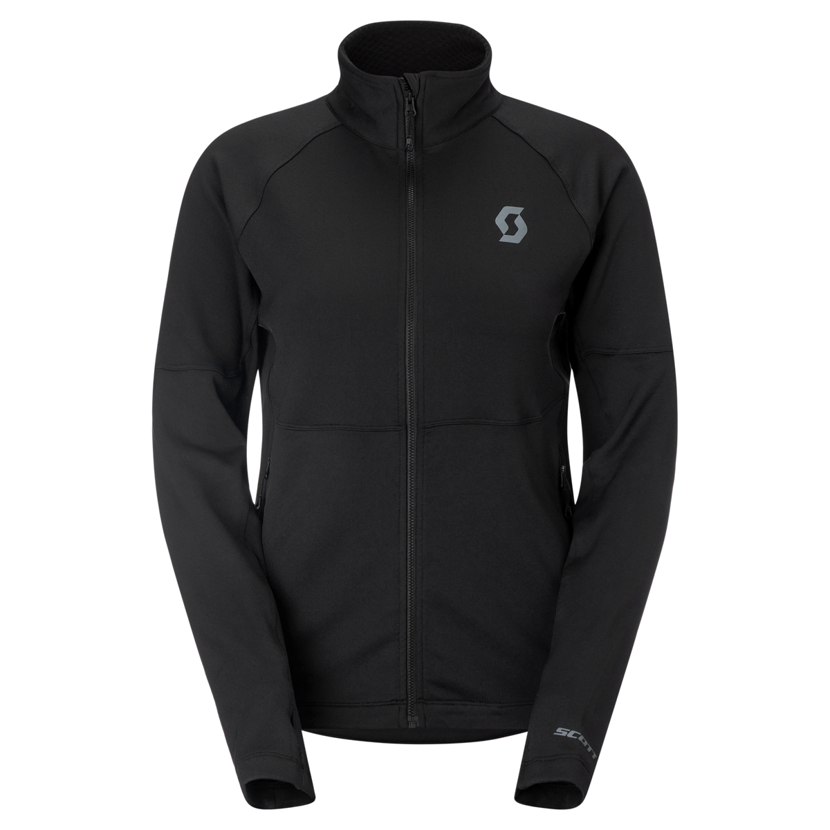 SCOTT Defined Mid Fleecejacke Damen Black Vorderansicht