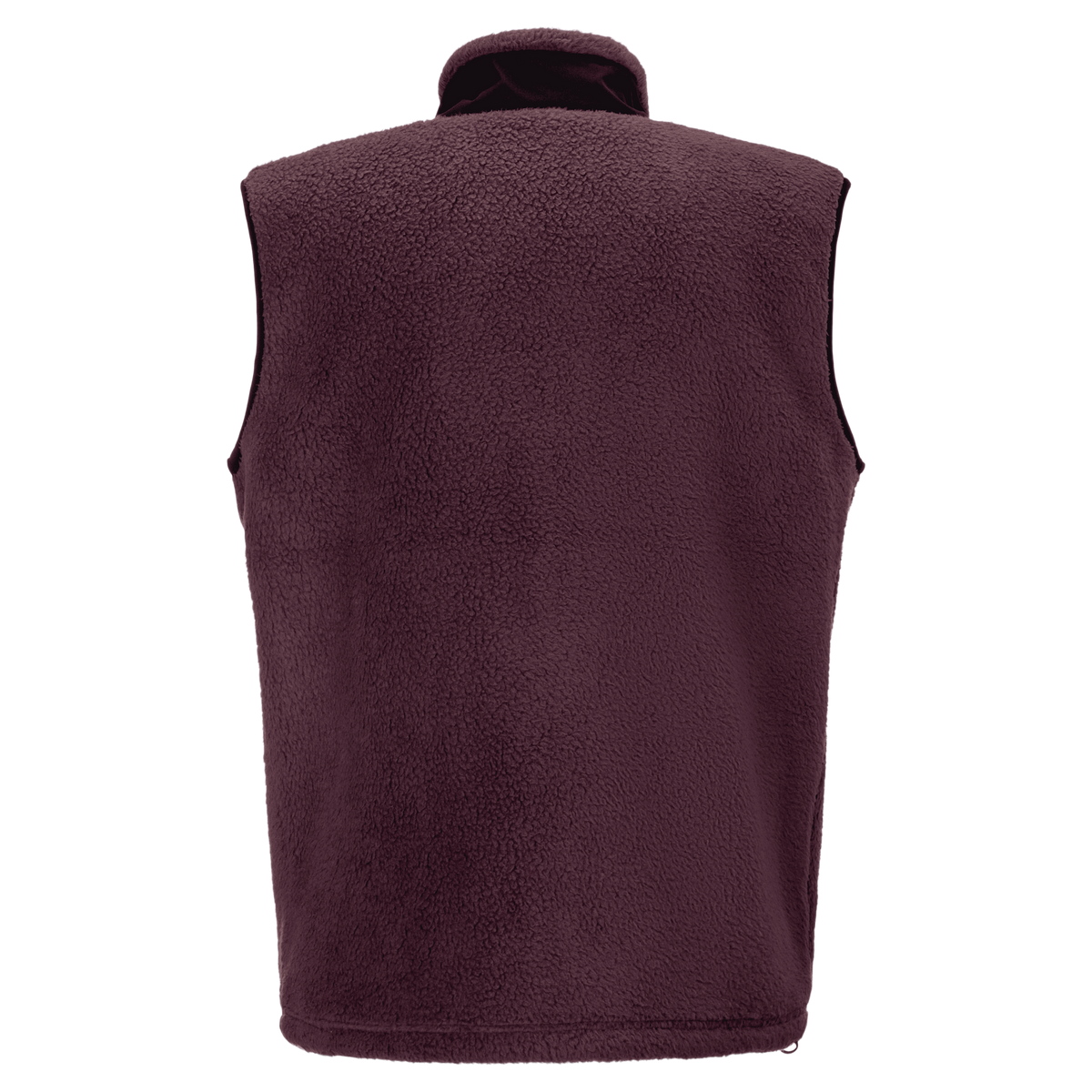SCOTT Escape Heritage Pile Fleeceweste Herren Cocoa Red/Black Rückansicht
