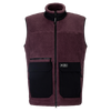 SCOTT Escape Heritage Pile Fleeceweste Herren Cocoa Red/Black Vorderansicht