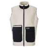 SCOTT Escape Heritage Pile Fleeceweste Herren Latte Beige/Black Vorderansicht