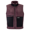 SCOTT Escape Heritage Pile Fleeceweste Damen Cocoa Red/Black Vorderansicht