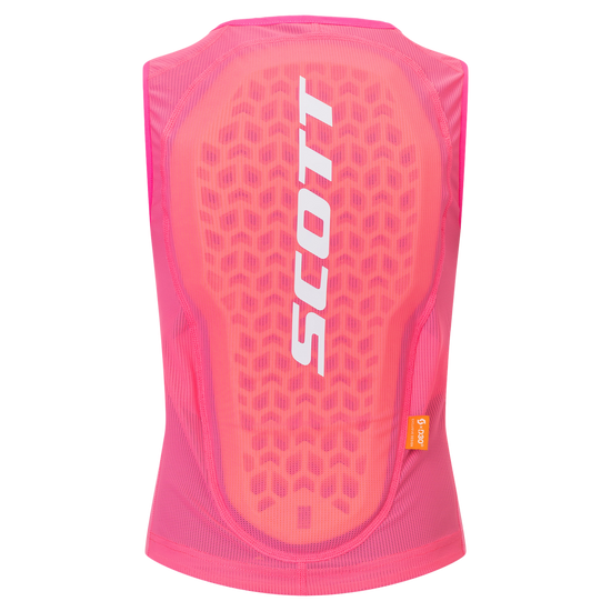 SCOTT Airflow Junior Protektorenweste Neon Pink Vorderansicht