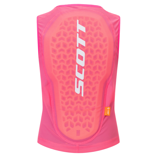 SCOTT Airflow Junior Protektorenweste Neon Pink Vorderansicht