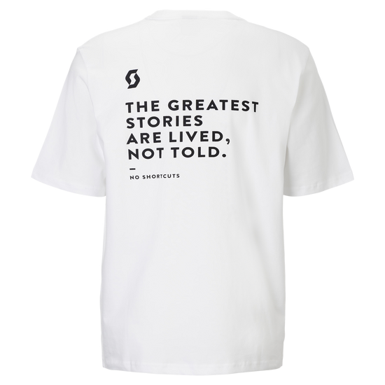 SCOTT Authentic Kurzarmshirt Herren - White Rückansicht