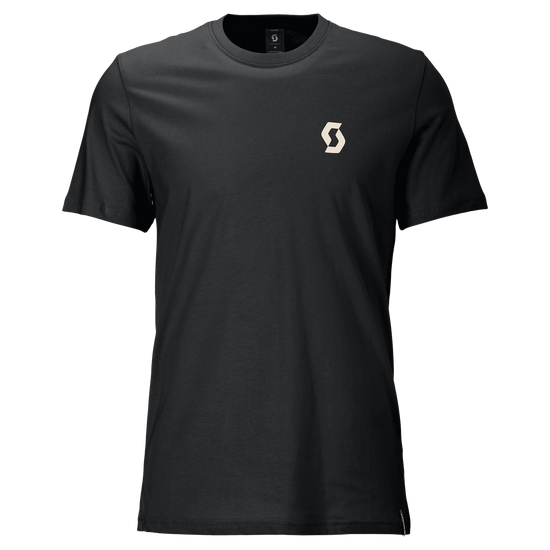 SCOTT Backprint Kurzarmshirt Herren - Black