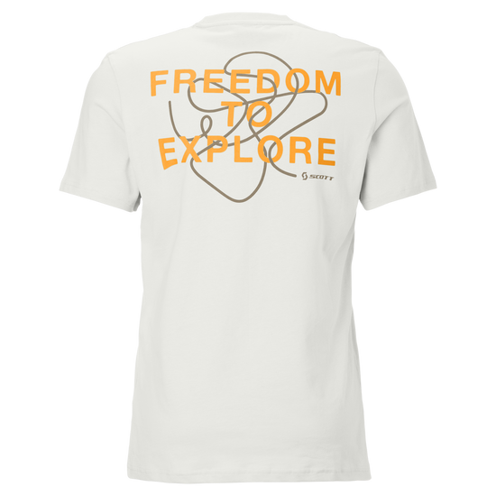 SCOTT Backprint Kurzarmshirt Herren - White Rückansicht