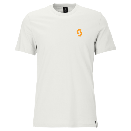 SCOTT Backprint Kurzarmshirt Herren - White