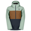 Scott BOYS ULTIMATE DRYO 10 JACKET - Fresh Green - Bread Brown S Jacken - PeakStyle