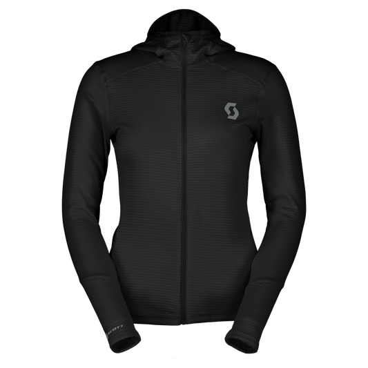 SCOTT Defined Light Hoody Damen – Black vorne