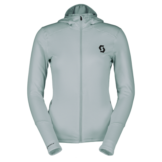 SCOTT Defined Light Hoody Damen – Mist Blue vorne