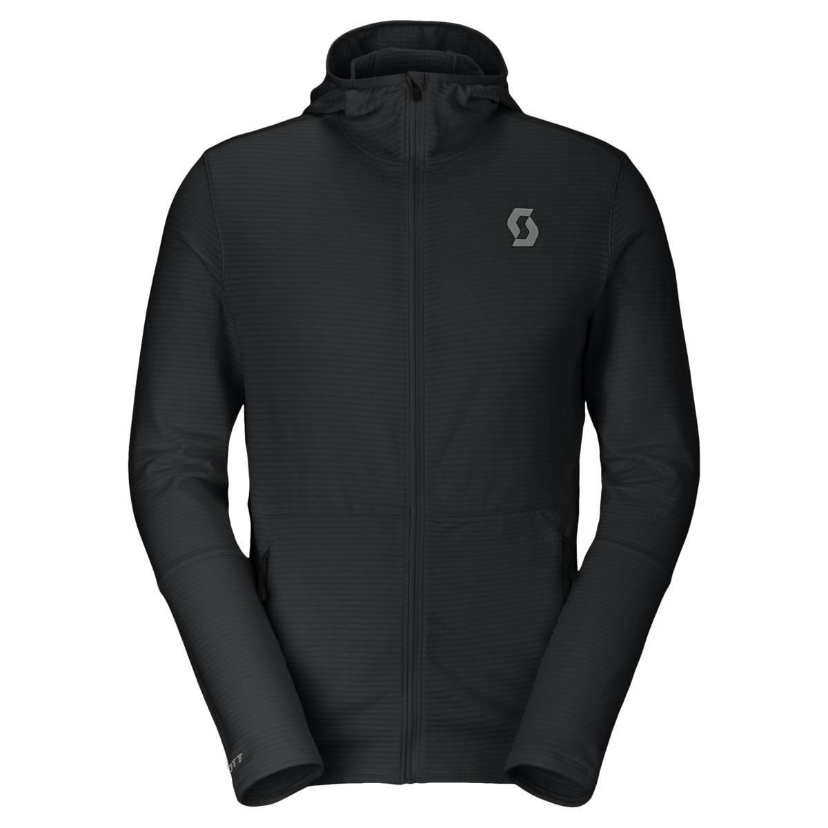 SCOTT Defined Light Hoody Herren – Black – Vorderansicht