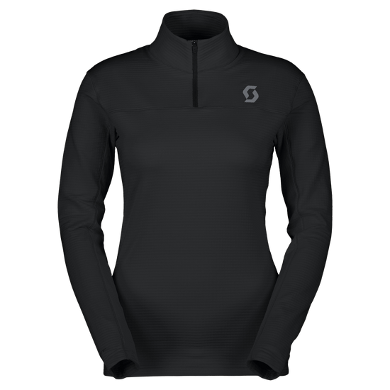 SCOTT Defined Light Midlayer Sweater for Women – Black – Front View