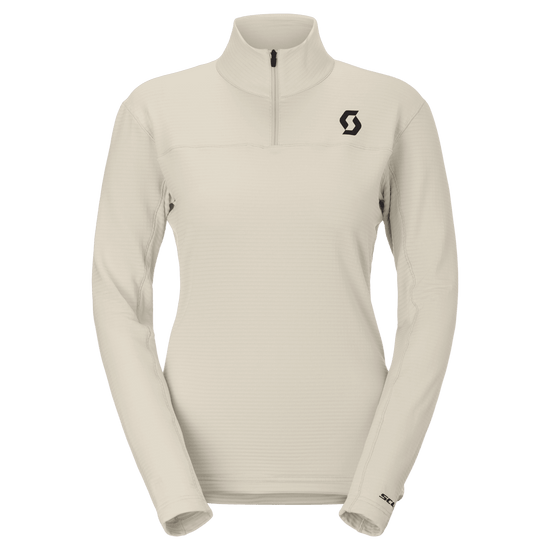 SCOTT Defined Light Women's Midlayer Sweater – Latte Beige – Front View