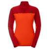 SCOTT Defined Light Women's Midlayer Sweater – Turbo Red - Toasted Red – Front View