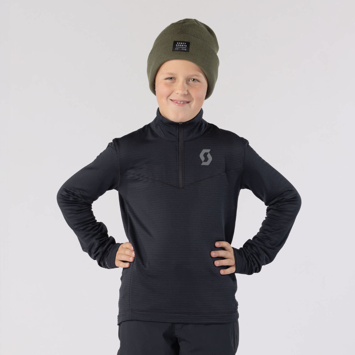 Jersey SCOTT Defined Light Midlayer para niños - Capa intermedia en PeakStyle