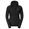 SCOTT Defined Mid Pullover Midlayer-hoodie voor dames – Zwart, vooraanzicht