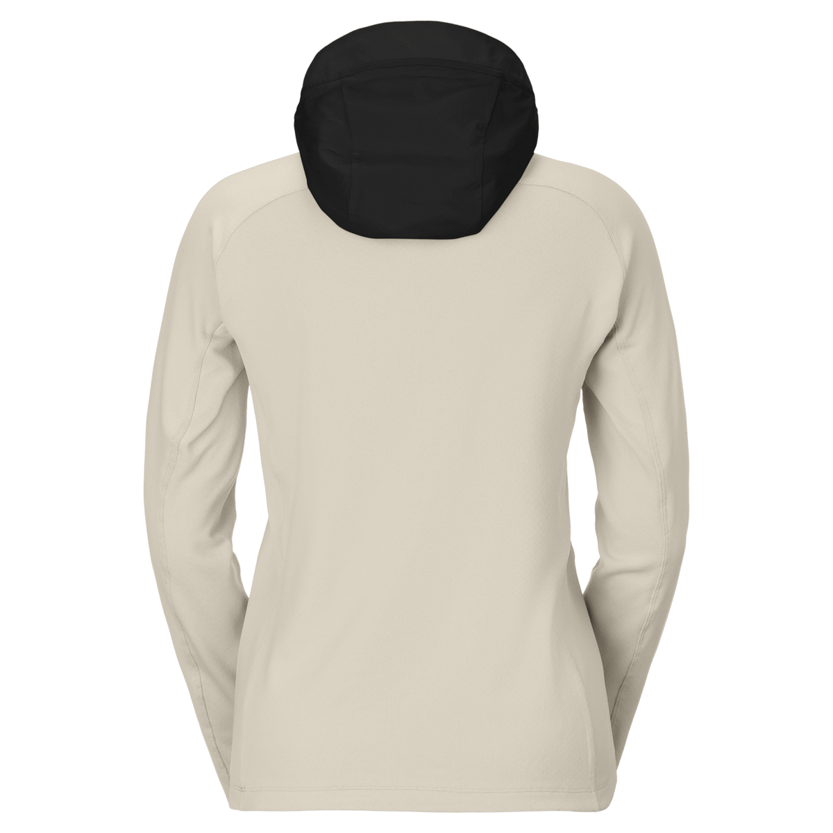 SCOTT Defined Mid Pullover Midlayer-hoodie voor dames – Zwart - Latte Beige Achterkant