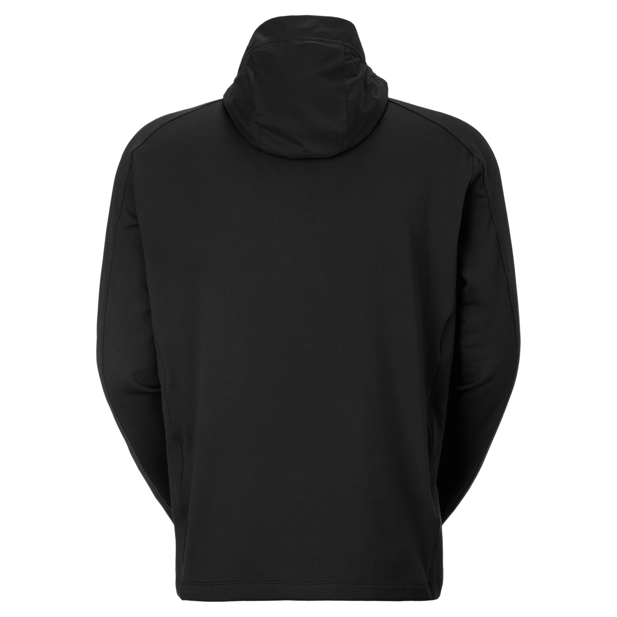 Pull à capuche SCOTT Defined Mid pour homme – Noir (vue de dos)