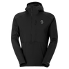 Pull à capuche SCOTT Defined Mid pour homme – Noir, vue de face