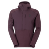Pull à capuche SCOTT Defined Mid pour homme – Cocoa Red, vue de face