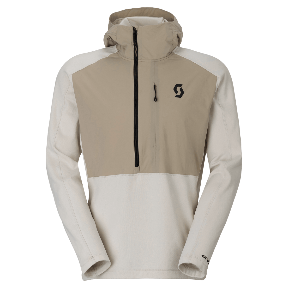 Pull à capuche SCOTT Defined Mid pour homme – Portobello Beige - Latte Beige, vue de face