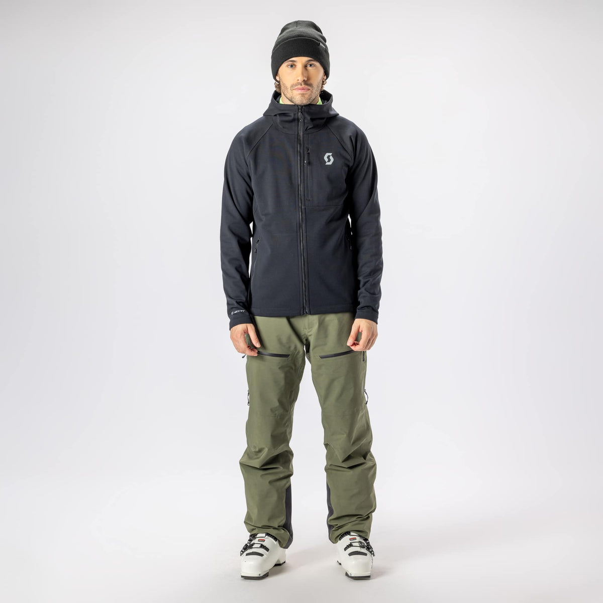 Sweat à capuche SCOTT Defined Warm Zip pour homme – Utilisation 4