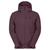 Sweat à capuche SCOTT Defined Warm Zip pour homme – Cocoa Red, vue de face