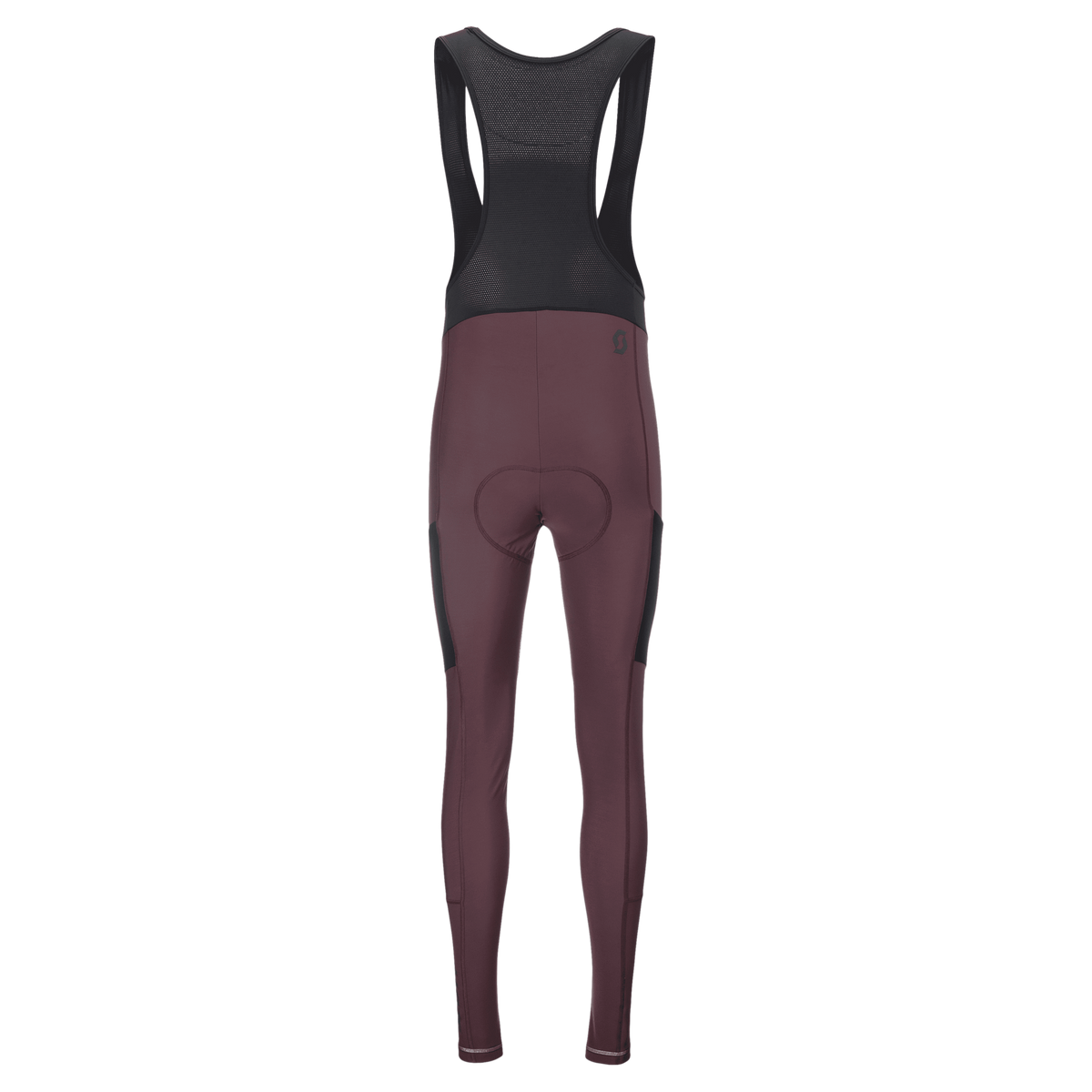 SCOTT Endurance Warm ++ Trägerhose Herren Cocoa Red Rückansicht