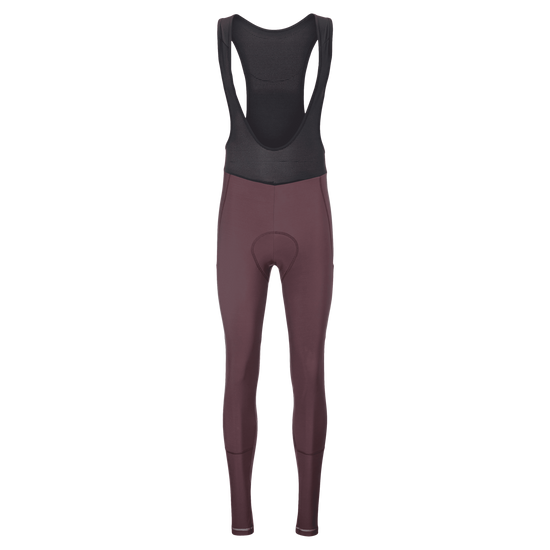 SCOTT Endurance Warm ++ Trägerhose Herren Cocoa Red Vorderansicht