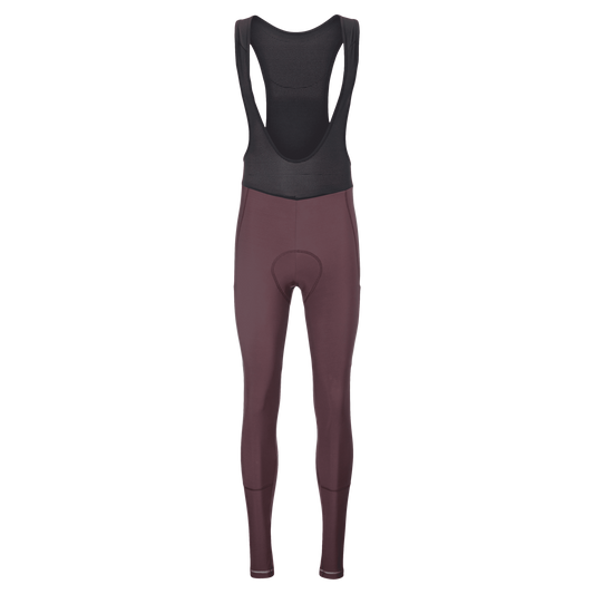 SCOTT Endurance Warm ++ Trägerhose Herren Cocoa Red Vorderansicht