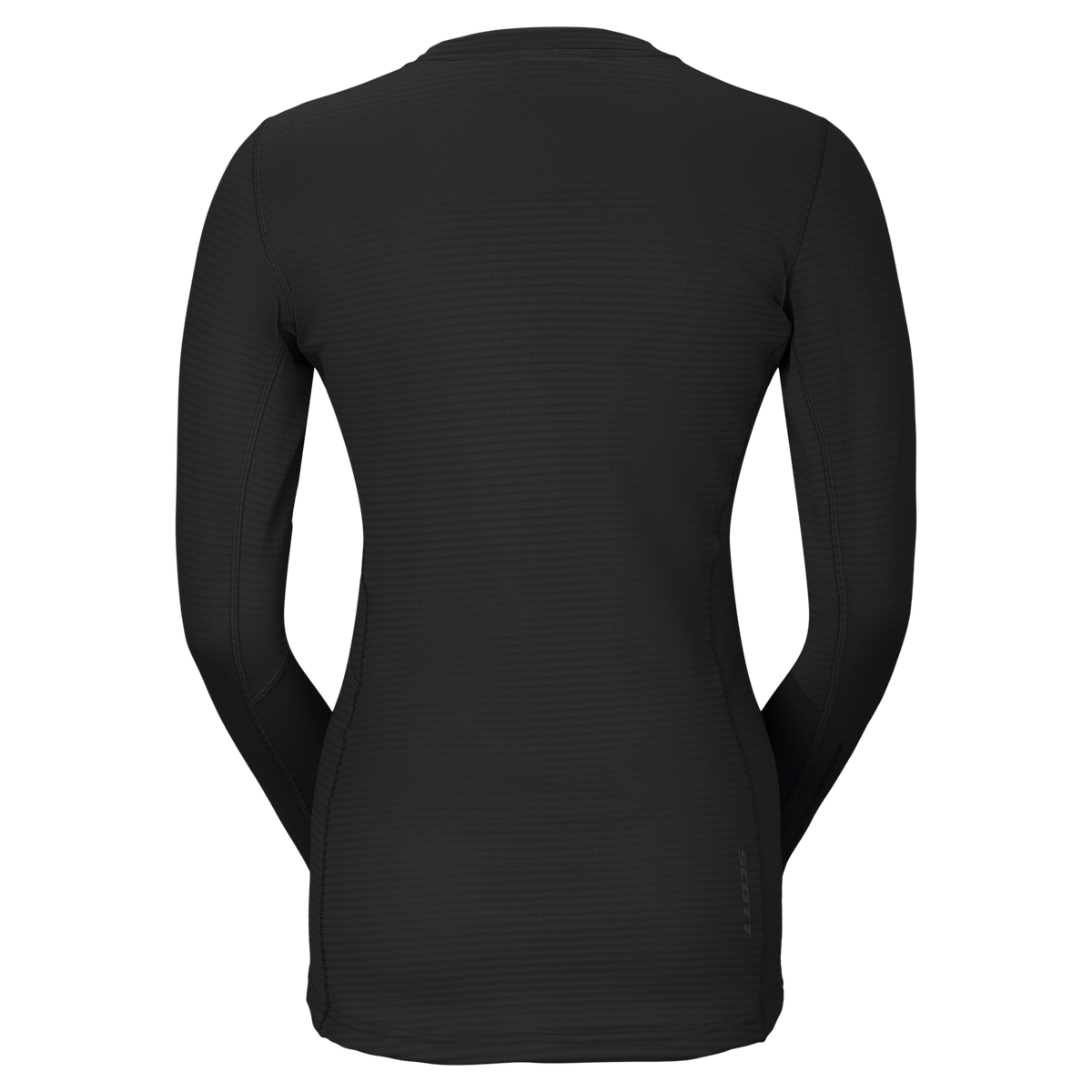 SCOTT Endurance Warm Langarmshirt Damen – Black – Rückansicht