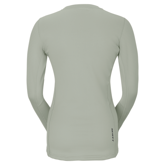 SCOTT Endurance Warm Langarmshirt Damen – Spray Grey – Rückansicht