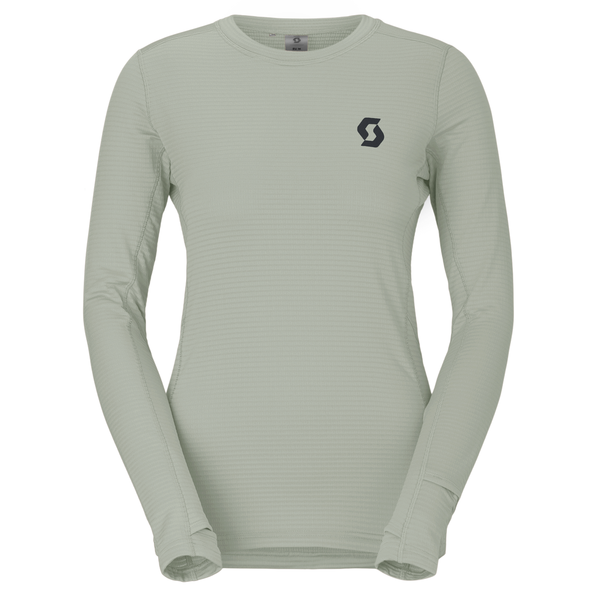 SCOTT Endurance Warm Langarmshirt Damen – Spray Grey – Vorderansicht