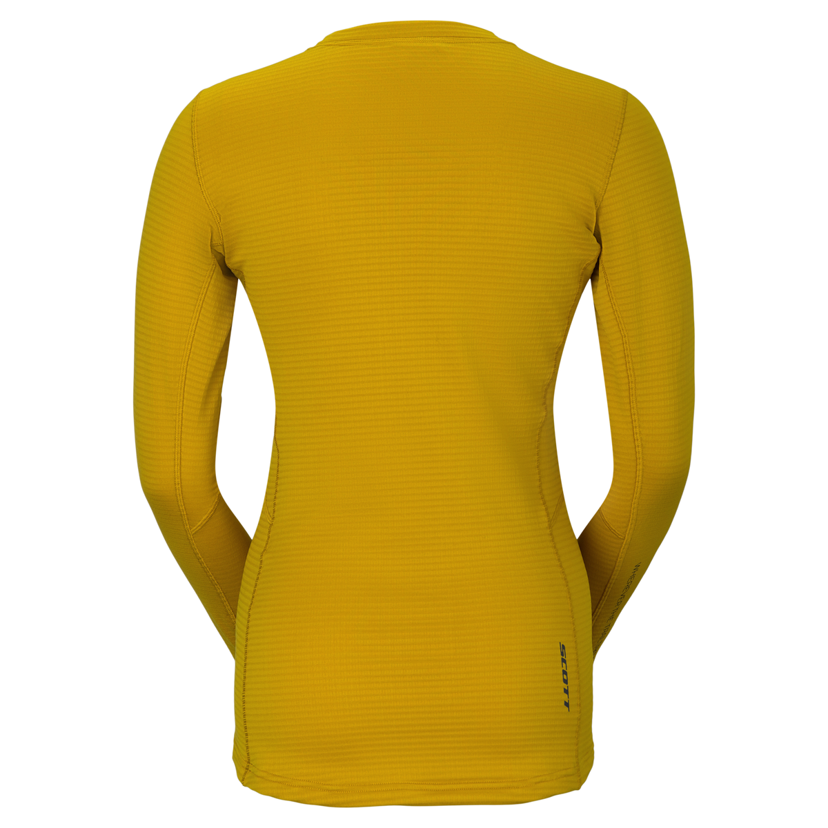 SCOTT Endurance Warm Langarmshirt Damen – Sundial Yellow – Rückansicht