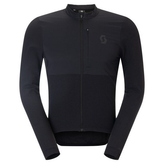 SCOTT Endurance Warm Langarm-Radtrikot Herren Black Vorderansicht