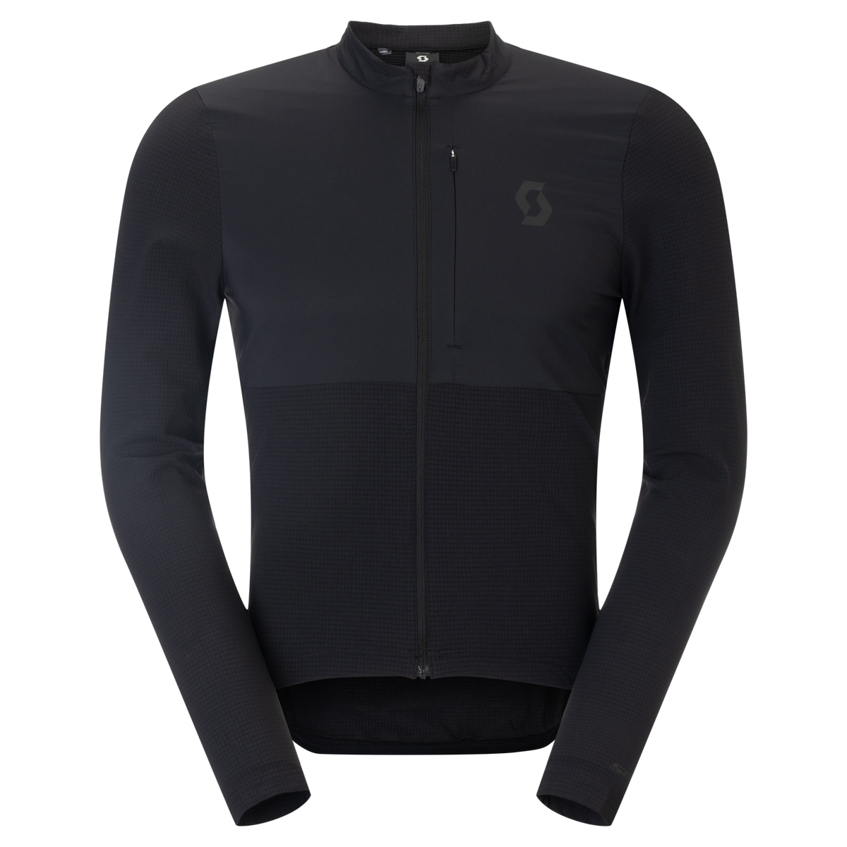 SCOTT Endurance Warm Langarm-Radtrikot Herren Black Vorderansicht
